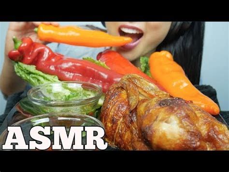 Asmr Tofu Tikka Masala Sweet Peppers Cucumbers Eating Sounds No