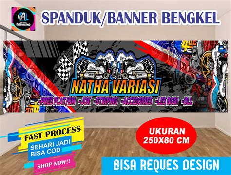 Contoh Spanduk Variasi Motor Desain Spanduk Kreatif Images Images And