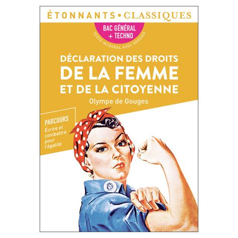 D Claration Des Droits De La Femme Et De La Citoyenne Bac Re