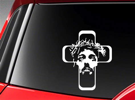 Catholic Christian Vinyl Car Decal Sticker 625 Etsy