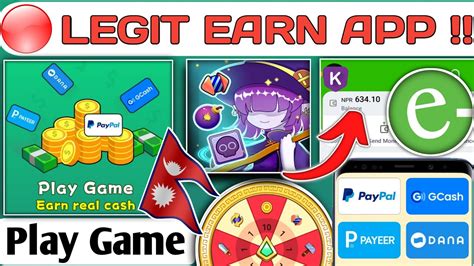 Play Game Earn Money New Earning App 2022 PayPal Payeer Gcash