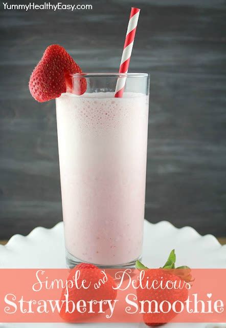 Simple Delicious Strawberry Smoothie Recipe Classy Clutter