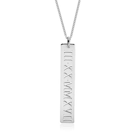 Roman Numeral Necklace