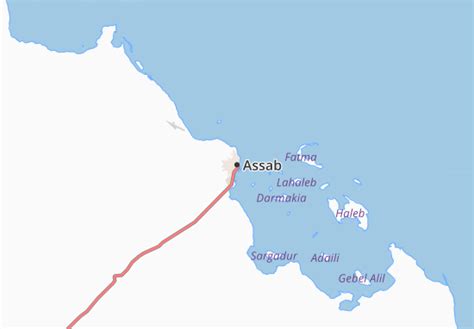 MICHELIN Assab map - ViaMichelin