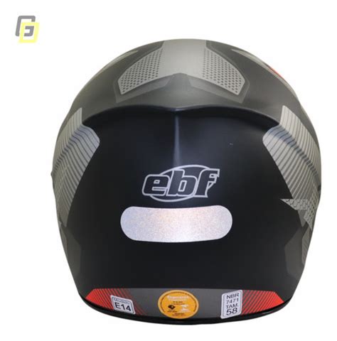 Capacete Ebf X Troy Furious Oculos Interno Para Moto Parcelamento