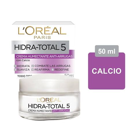 Crema facial L Oréal Hidra Total 5 anti arrugas 50 ml Walmart