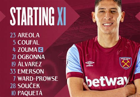 West Ham team news: Edson Alvarez earns first start against Brighton