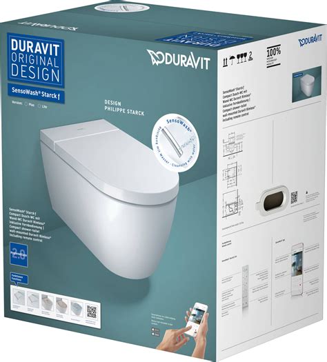 Duravit Sensowash Starck F Kompakt Dusch Wc Lite Wei X X Mm