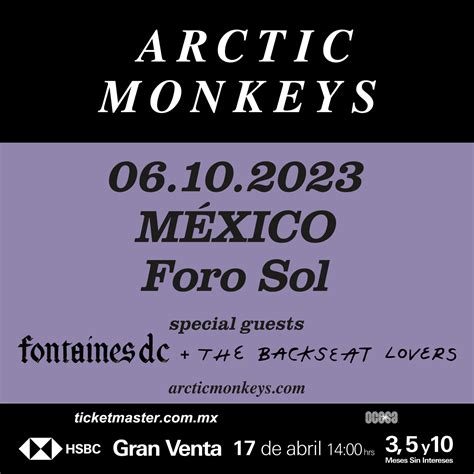 Arctic Monkeys Regresa Al Foro Sol De Cd De M Xico Melodia Viajera