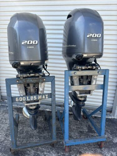 2017 Yamaha Single F200 F200xb 200hp 200 Hp Fourstroke Outboard Motor