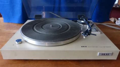 Akai Ap B C Auto Return Turntable Tourne Disques Ancienne Platine