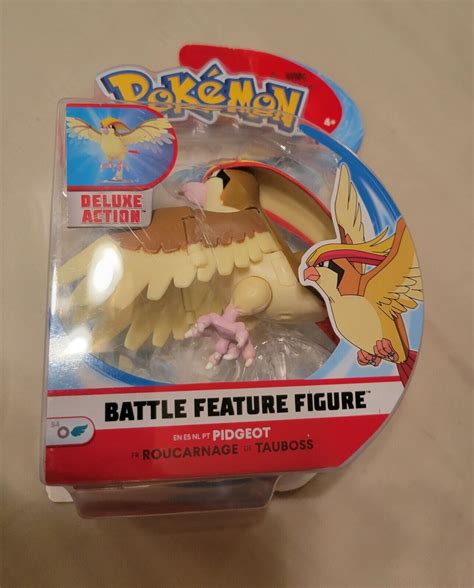 Mavin Pokemon PIDGEOT Deluxe Action Battle Feature Figure Jazwares In