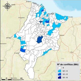 Mapa de distribuição dos conflitos pela água no Brasil Download