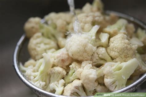 How To Cook Fresh Cauliflower With Pictures Wikihow