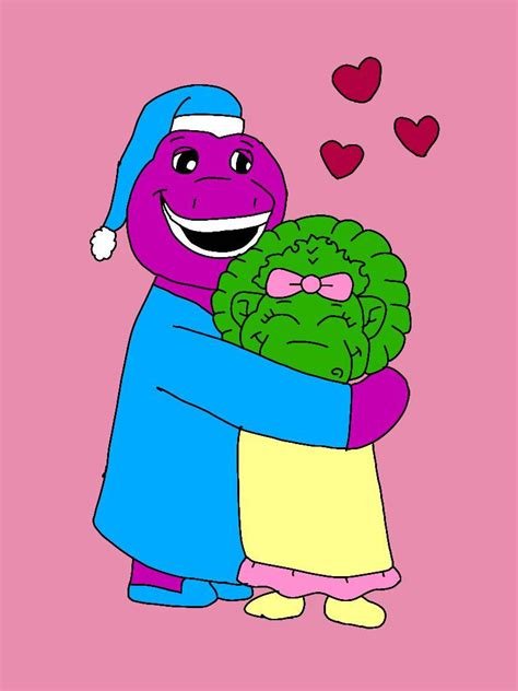 Barney And Baby Bop Hug Each Other By Couturetoonstudio On Deviantart