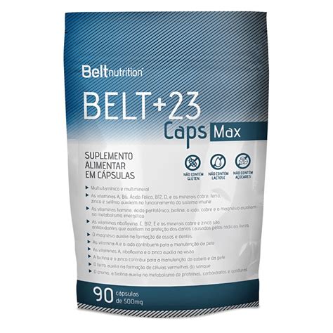 Belt 23 Caps Max Belt Nutrition 90 Cápsulas Le Farma