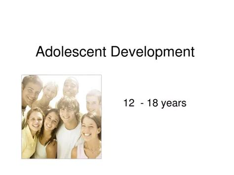 Ppt Adolescent Development Powerpoint Presentation Free Download Id5396550