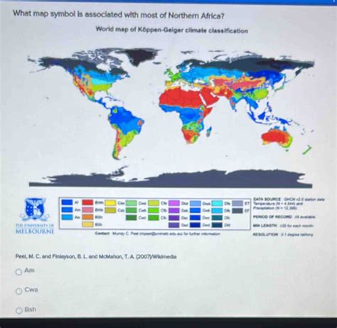 Solved What Map Symbol Is Associated With Most Of Northern Africa