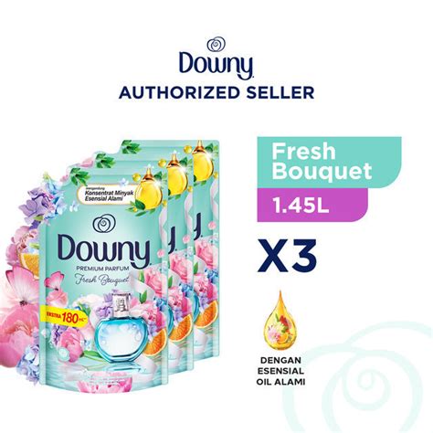 Jual Downy Premium Parfum Fresh Bouquet Pewangi Dan Softener Refill 1