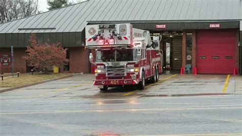 Tower 401 Responding Fairfax County Fire And Rescue YouTube