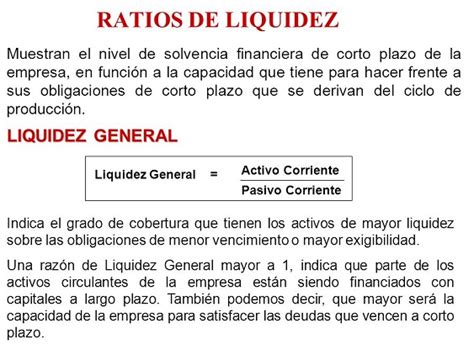 Ratios De Liquidez Que Es Definicion Y Concepto 2023 Economipedia