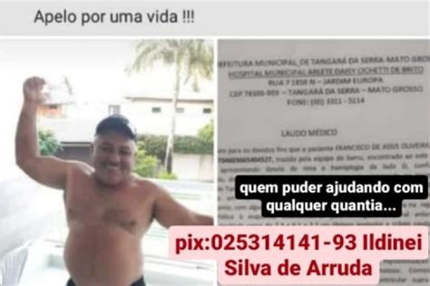 Homem sofre AVC e filha faz apelo desesperado por cirurgia neurológica