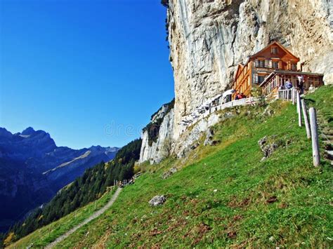 Scher Cliff Or Scher Felsen Aescher Felsen Or Ascher Felsen In The