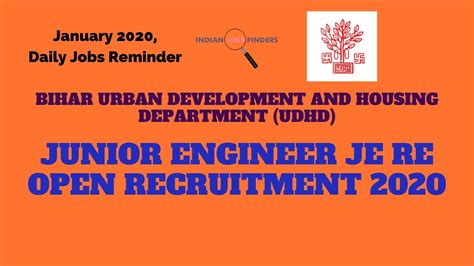 Hindi Bihar Urban Development And Housing Department Udhd Junior