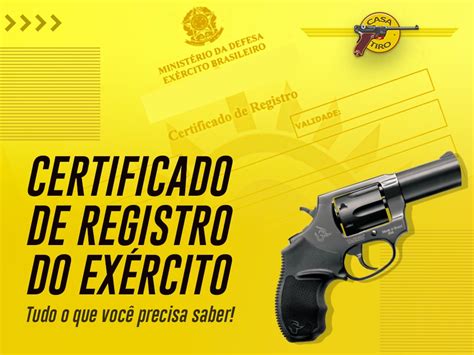 Certificado de Registo do ExÃrcito Tudo que vocÃª precisa saber