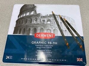 Derwent Graphic 9B-9H Graphite Pencils - Professional Quality - 24 Count (34202) | eBay