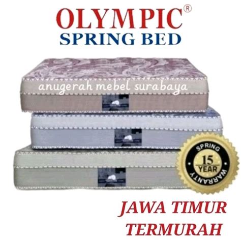 Jual Kasur Springbed Olympic Bearland Plush Top Jawa Timur Shopee