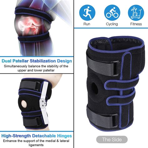 Buy Nvorliy Plus Size Hinged Knee Brace Dual Strap Patellar