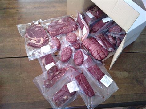 Colis viande de boeuf sous vide surgelé 2 formats Ferme Des Champs