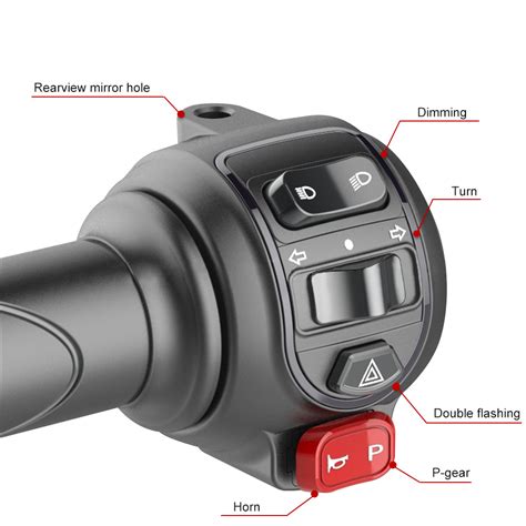 Electric Motor Bike Motorcycle Multi Function Combination Throttle