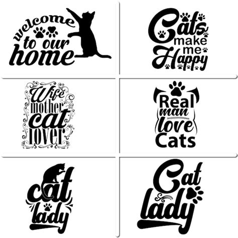 Premium Vector Cat T Shirt Design Bundle