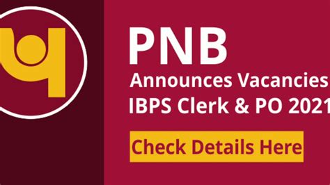 Pnb Vacancies Ibps Po Clerk Out Expected Date Rti Reply