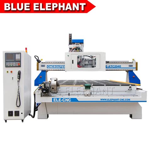 2040 Madera Diseño Cortadora Carrusel Herramienta CNC Router Blue