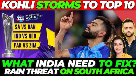 Virat Kohli Storms Into Top Rain Threat In Sydney Looms On India