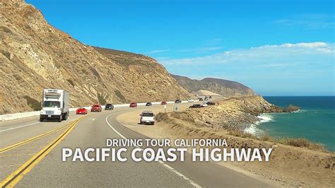 4k Pacific Coast Highway Driving Point Mugu To Santa Monica Beach