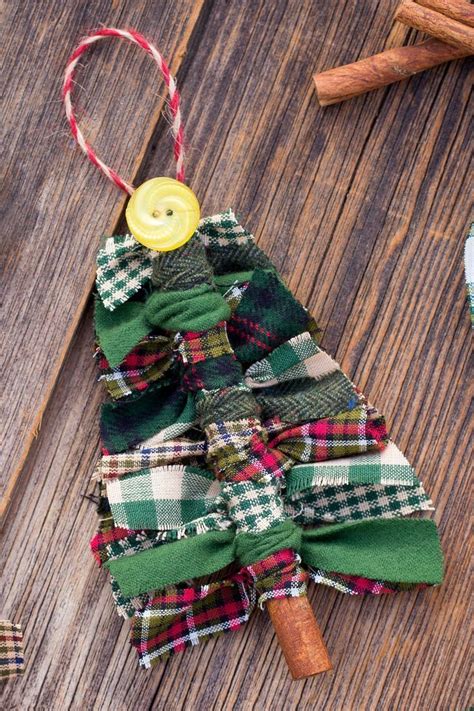 How To Make Primitive Scrap Fabric Tree Ornaments Artofit