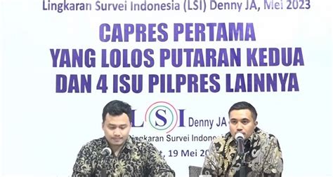 Survei Lsi Denny Ja Prabowo Gibran Unggul Di Tiktok Anies Imin Unggul