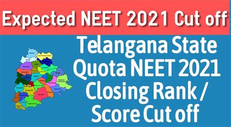 Expected Telangana State Neet 2024 Closing Rank Cut Off Score Admission 2023 Cut Off Fees