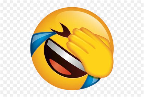 Laughing Emoji Hand On Face Hd Png Download Vhv