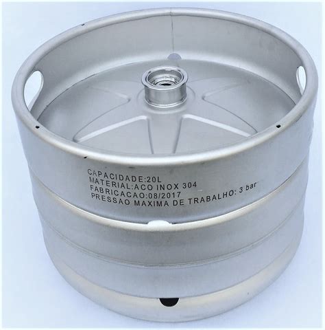 Barril De Chopp Em Inox 20 L Import Bier R 527 00 Em Mercado Livre