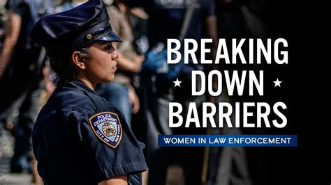 Breaking Down Barriers Women In Law Enforcement Youtube