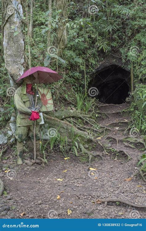 Wwii Japanese Tunnel In Legazpi The Philippines Stock Photo Image Of