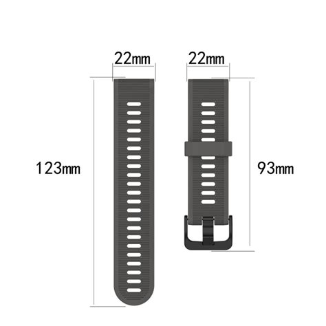 Silikonarmband F R Garmin Forerunner Fenix Plus Approach S