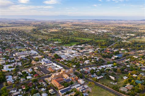 Cowra Rural Town In The Central West On New South Wales Australia Stock