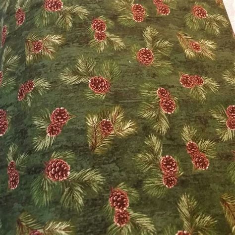 Pine Cone Fabric Wildlife Fabric Coordinate