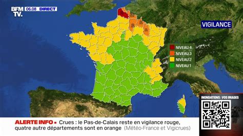 Le Pas De Calais Reste En Vigilance Rouge Tandis Que LAisne Les